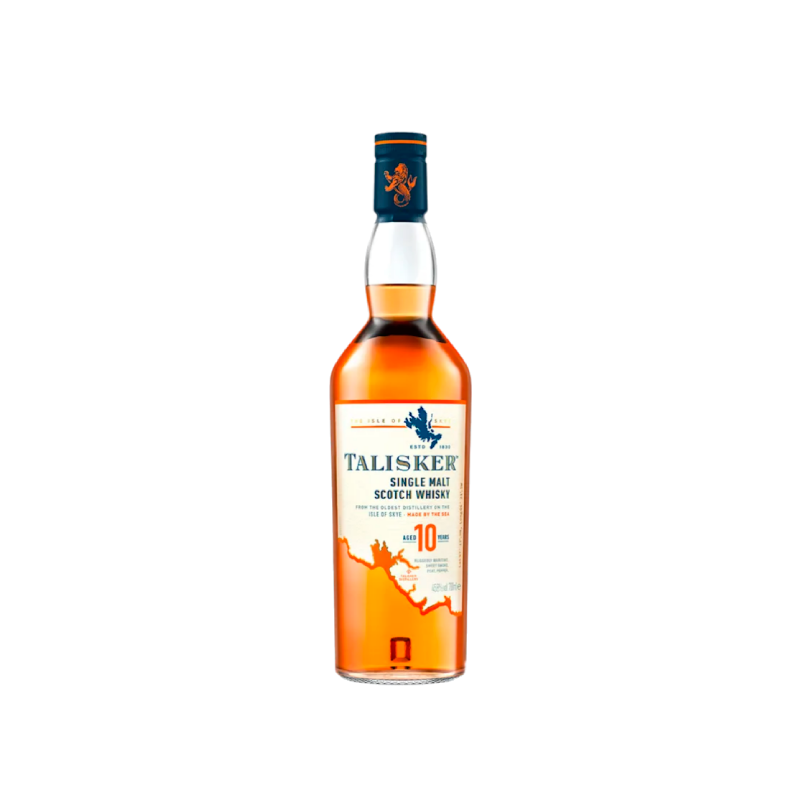 Image of Talisker 10 Jahre Single Malt Scotch Whisky 70 cl.