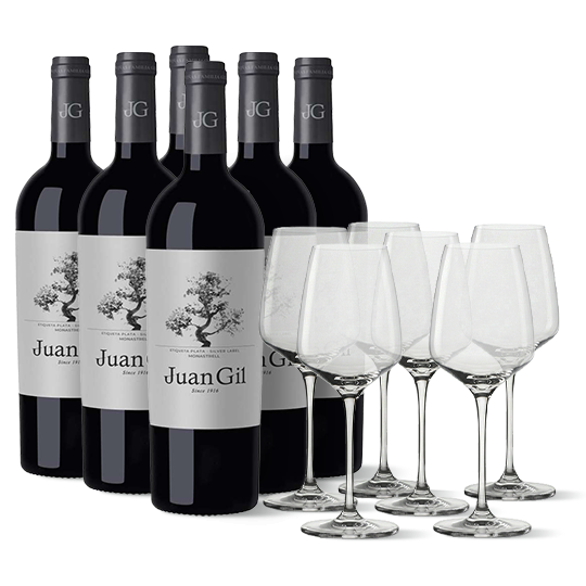 6 botellas de Juan Gil...