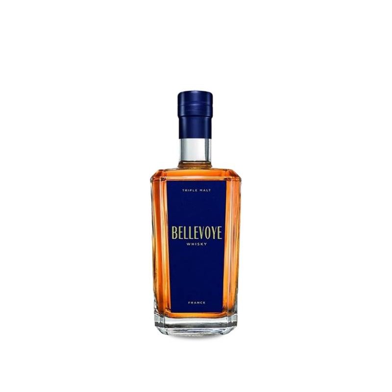 Image of Bellevoye Bleu Grain Fin Triple Malt French Whisky 70 cl.