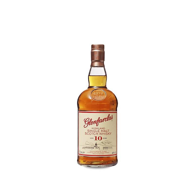 Image of Glenfarclas 10 Jahre Single Malt Scotch Whisky 70 cl.