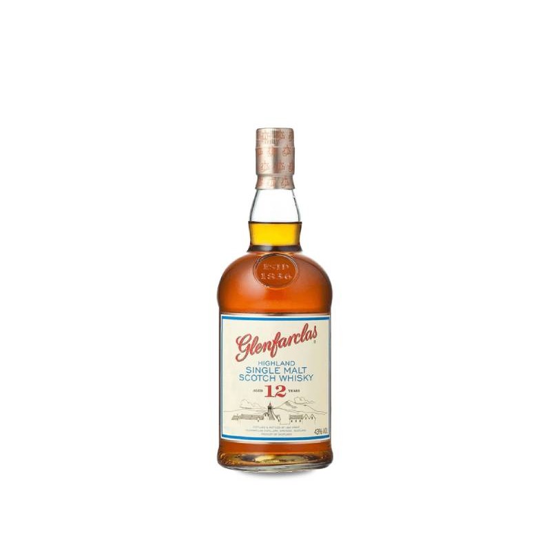 Image of Glenfarclas 12 Jahre Single Malt Scotch Whisky 70 cl.