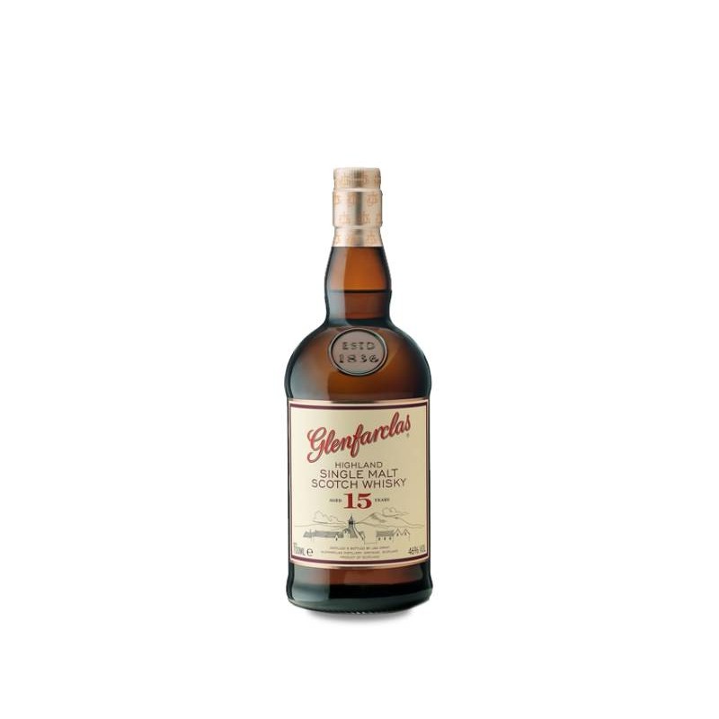 Image of Glenfarclas 15 Jahre Single Malt Scotch Whisky 70 cl.