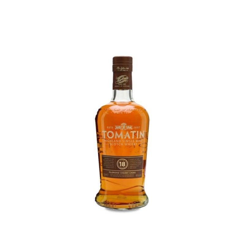 Image of Tomatin 18 Jahre Whisky 70 cl.