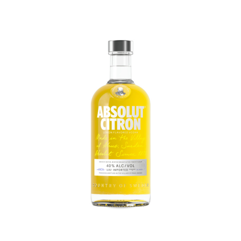 Image of Absolut Citron Vodka 1 Liter