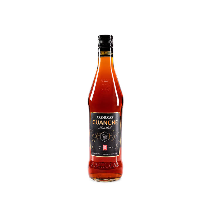 Ron Miel Arehucas Guanche Honey Rum Liqueur   70 cl.