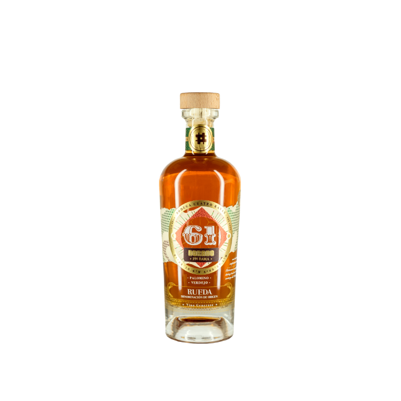 Image of Cuatro Rayas 61 Dorado en Rama 50 cl.