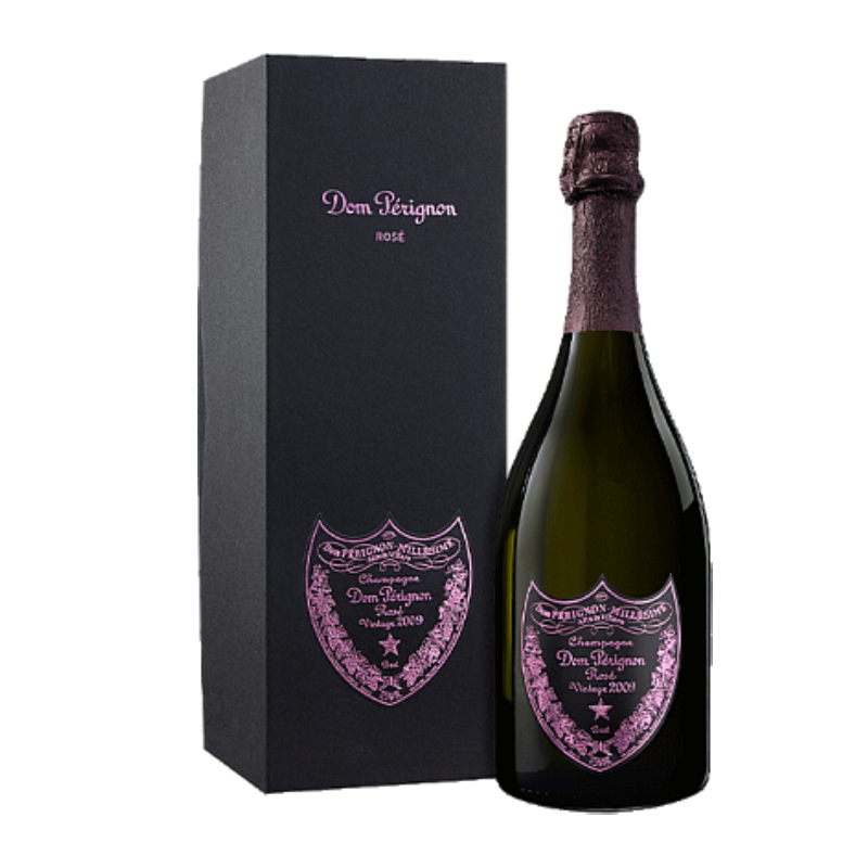 Image of Etui 1 flasche Dom Pérignon Rosé Vintage Geschenk 2009