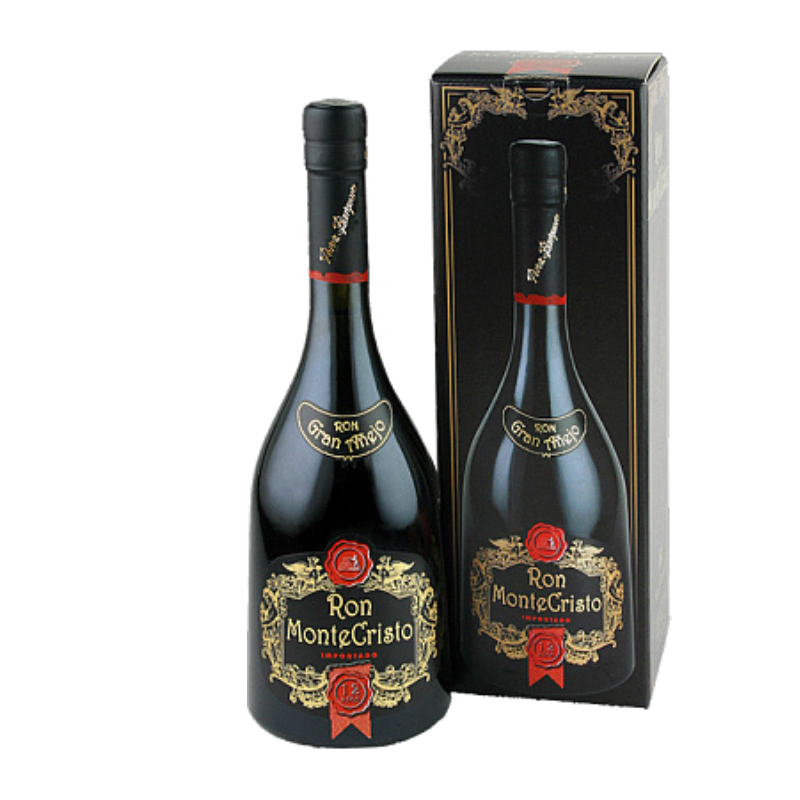 Ron Monte Cristo 12 Años con Estuche 70 cl.