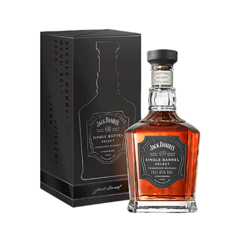 Image of Jack Daniel's Single Barrel Estuche Silueta 70 cl.