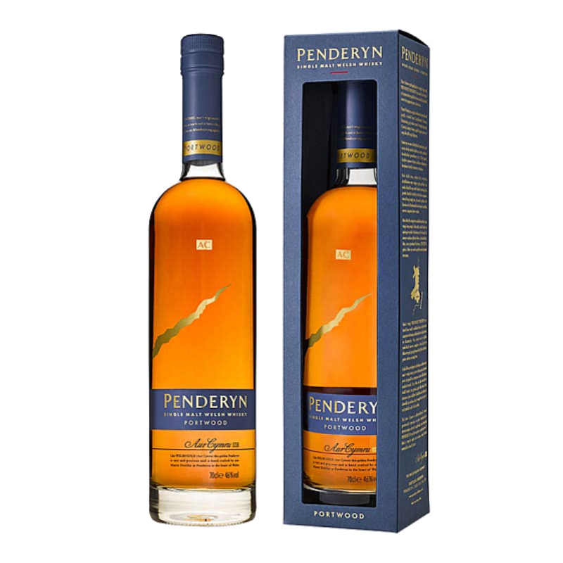 Image of Penderyn Single Malt Welsh Whisky Portwood mit Geschenkbox 70 cl.