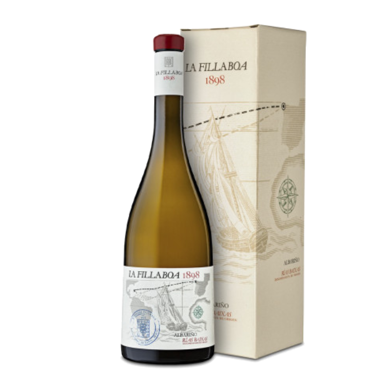 Estuche 1 botella La Fillaboa 1898  con con invitación a la bodega 2020