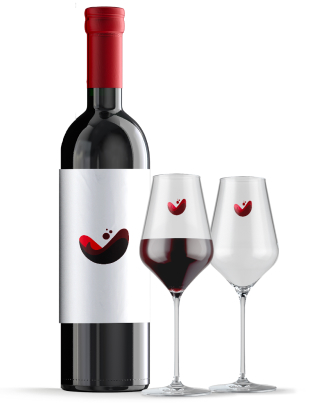 Weinflaschen mit Gläsern als Geschenk: Das perfekte Duo für Weinliebhaber