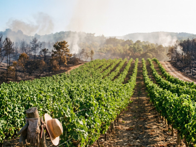 Viñedos que apagan incendios